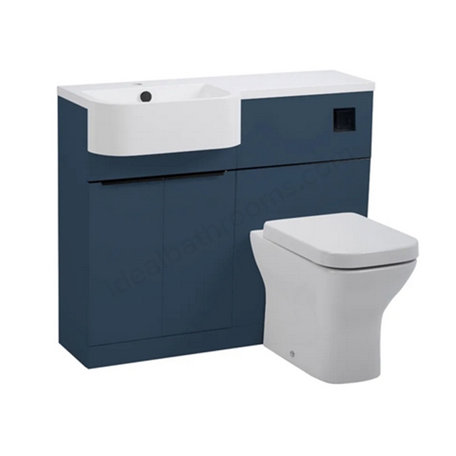 Tavistock Match 1000mm Unit & Basin Left Handed - Oxford Blue