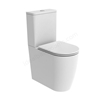 Tavistock Compass Round Comfort Height Close Coupled Fully Enclosed WC Pan - White