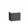 Tavistock Cadence 600 Wall Mounted Vanity Unit - Viridian Green