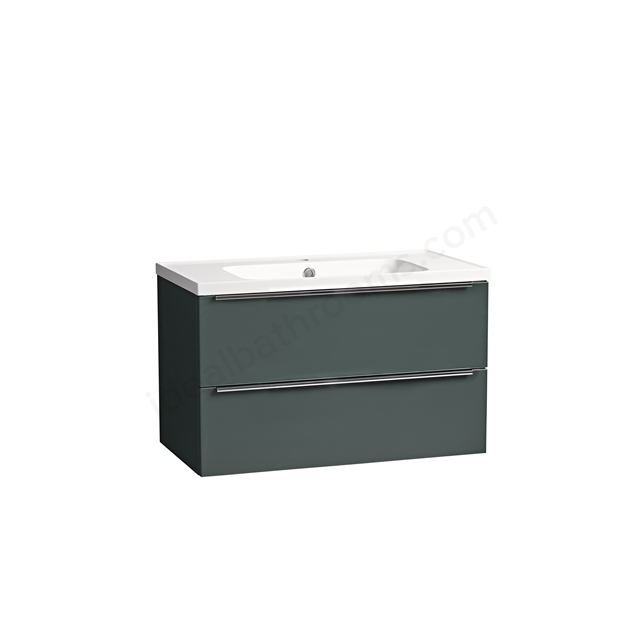 Tavistock Cadence 800 Wall Mounted Vanity Unit - Viridian Green