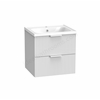 Tavistock Cadence 500mm Fluted Wall Mounted Unit - Matt White