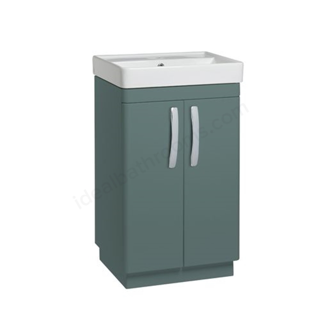 Tavistock Compass 500 Wall Mounted Vanity Unit - Viridian Green