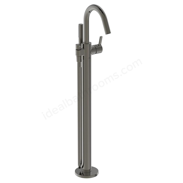 Atelier Joy SL Freestanding Bath Shower Mixer w/ Shower Set - Magnetic Grey