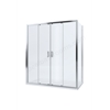 Mira LEAP Double Sliding Shower Doors (No Frame); 6MM Glass; Chrome