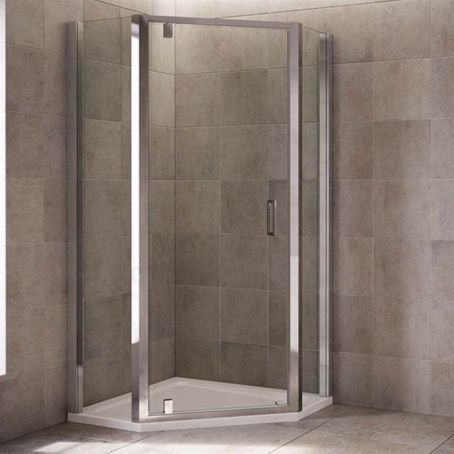 Mira Leap Pentagonal Shower Enclosure Panels No Door 6mm Glass