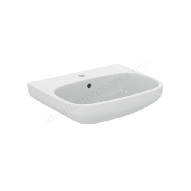 Ideal Standard i.life A 55cm washbasin, 1 taphole