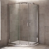 Mira LEAP Quadrant Shower Enclosure Panels (No Door); 6MM Glass; 1000x800mm; Chrome