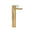 Swan Hazeley PVD Coated Tall Mono Basin Mixer w/ Pop Up Waste - Brushed Brass