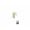 Swan Linford PVD Coated Mini Mono Basin Mixer w/ Pop Up Waste - Brushed Brass