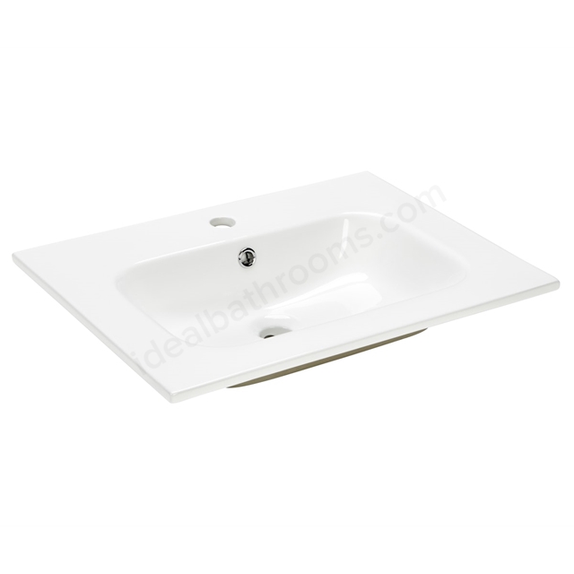 Swan Glebe 610mm x 480mm 1 Tap Hole Ceramic Washbasin