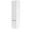 Swan Glebe 1625mm x 380mm x 375mm 2 Door Tall Boy Storage Unit - Matt White