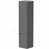 Swan Glebe 1625mm x 380mm x 375mm 2 Door Tall Boy Storage Unit - Matt Grey