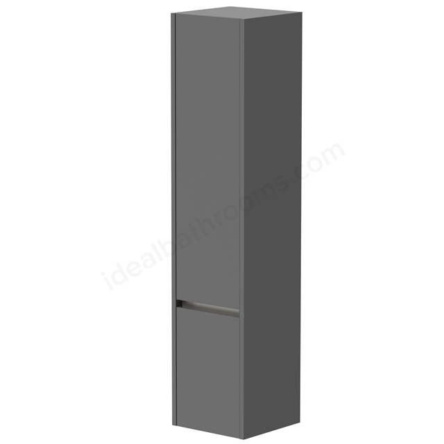 Swan Glebe 1625mm x 380mm x 375mm 2 Door Tall Boy Storage Unit - Matt Grey