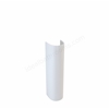 Swan Willen Round 680mm x 185mm Full Pedestal - White