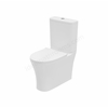 Swan Willen 450mm x 600 x 360mm Rimless Closed Back Comfort Height Close Coupled Pan - White