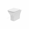 Swan Lodge Square 400mm x 500mm x 360mm Back To Wall WC Pan - White