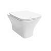 Swan Lodge Square 315mm x 500mm x 360mm Wall Hung WC Pan - White