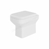 Swan Lodge 400mm x 500mm x 340mm Back To Wall Rimless WC Pan - White