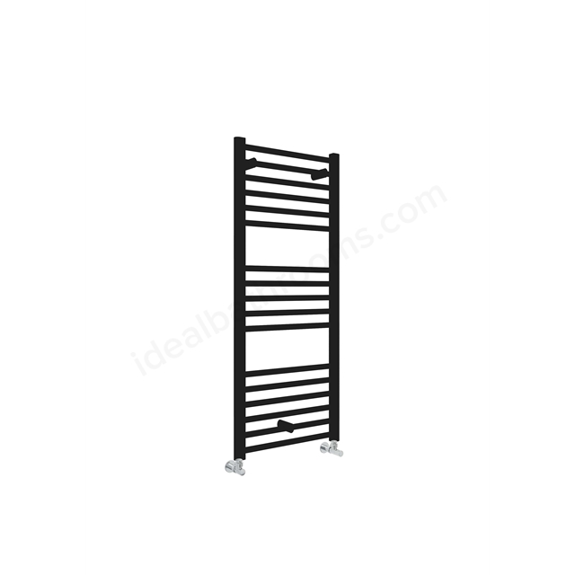 Swan Campbell Straight 1200 x 500mm Towel Warmer - Matt Black