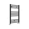 Swan Campbell Straight 800 x 600mm Towel Warmer - Matt Black