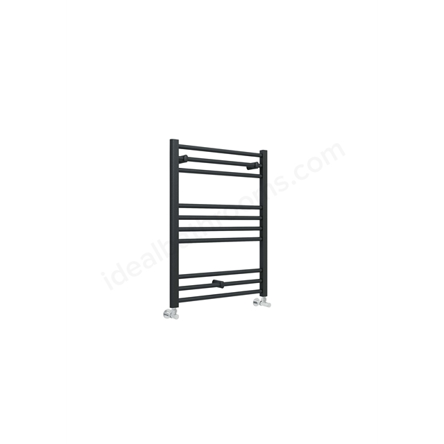 Swan Campbell Straight 800 x 600mm Towel Warmer - Anthracite