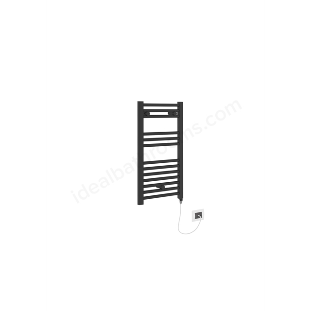 Swan Campbell Electric 720 x 400mm Towel Warmer - Matt Black