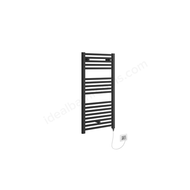 Swan Campbell Electric 920 x 480mm Towel Warmer - Matt Black