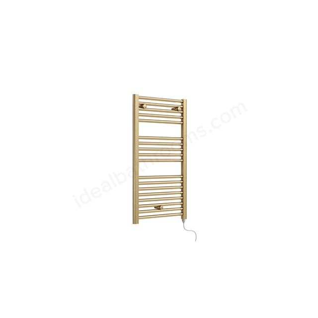 Swan Campbell Electric 920 x 480mm Towel Warmer - Brass