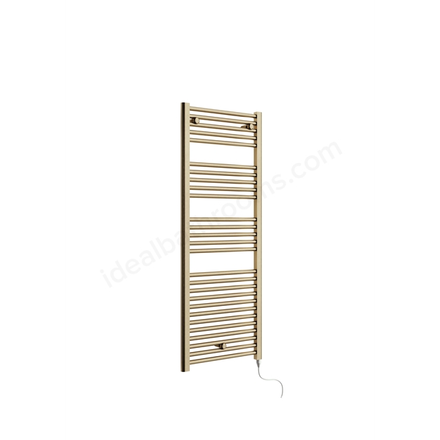 Swan Campbell Electric 1375 x 480mm Towel Warmer - Brass