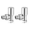 Swan Ouse Non-Thermostatic Angled Valve - Chrome