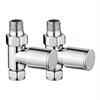 Swan Ouse Non-Thermostatic Straight Valve - Chrome