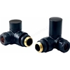 Swan Ouse Non-Thermostatic Corner Valve - Black