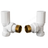 Swan Ouse Non-Thermostatic Angled Valve - White