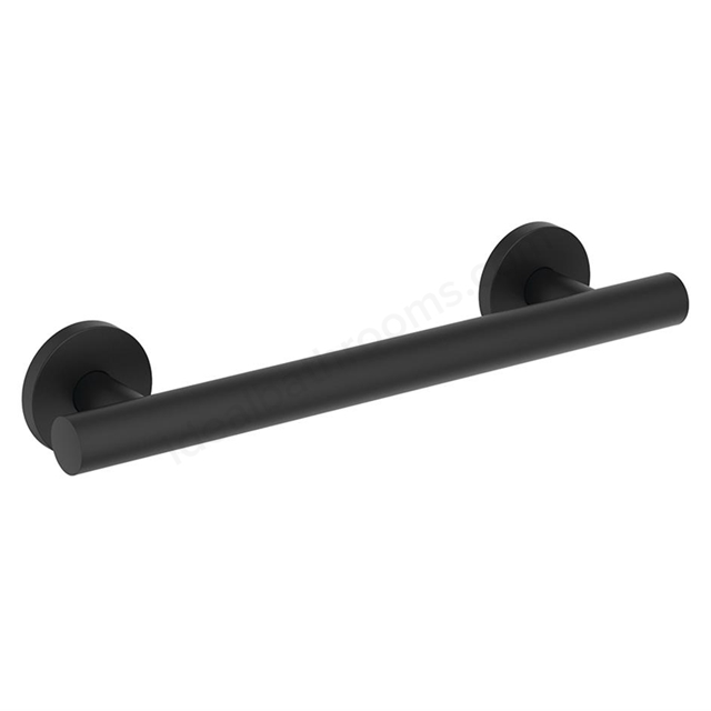 Armitage Shanks Contemporary 21 450mm Straight Grab Rail  (60mm Projection) - Black