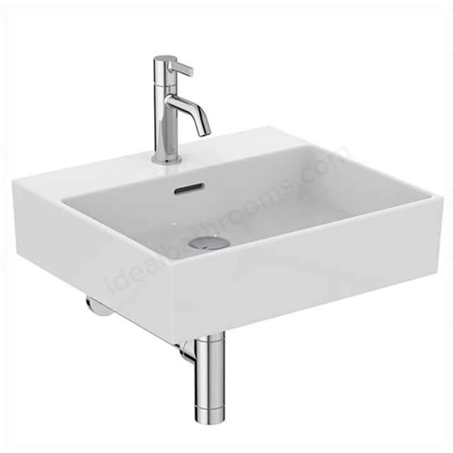 Atelier Extra 500mm x 450mm 1 Tap Hole Basin w/ Overflow - Silk White