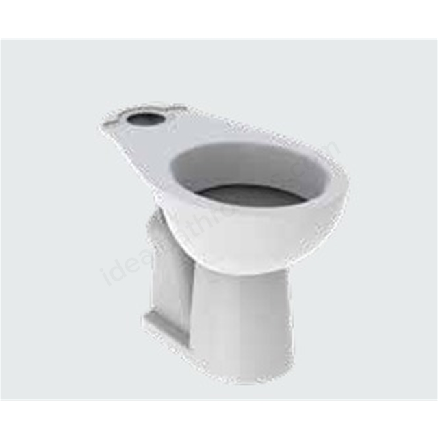 Twyford Alcona Floor-Standing Rimfree Toilet Pan - White