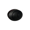 Swan Round Flush Button - Black