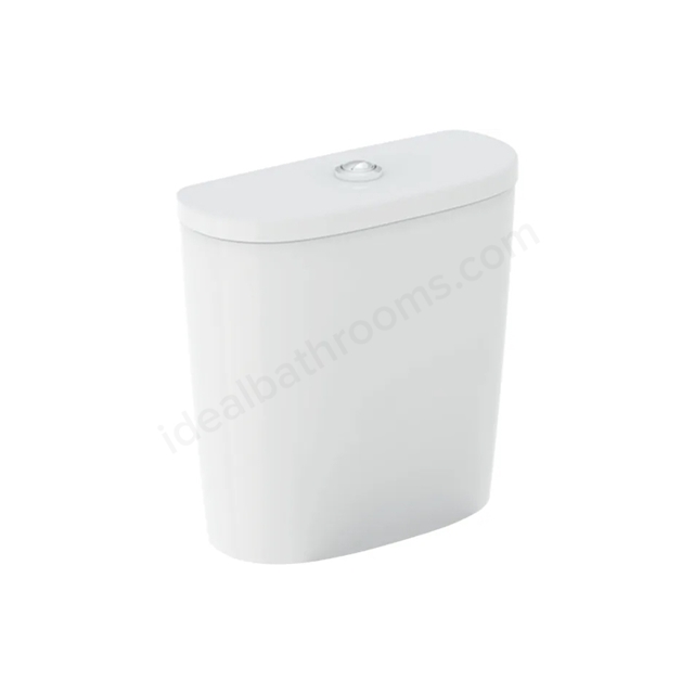 Twyford Alcona exposed cistern, CC, dual flush, bottom supply