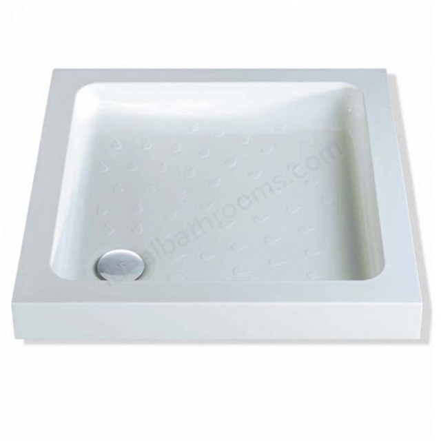 MX Trays Classic 760mm x 760mm Square Flat Top Stone Resin Shower Tray