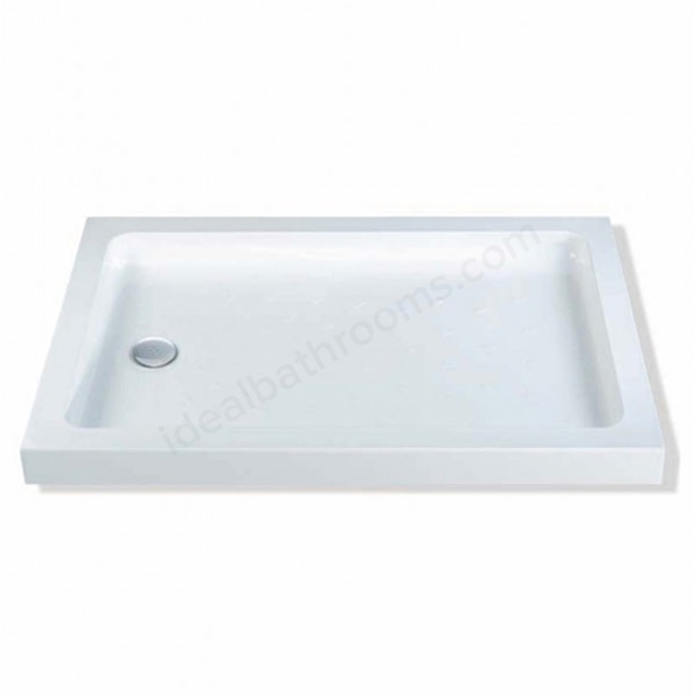 MX Trays Classic 1200mm x 760mm Rectangular Flat Top Stone Resin Shower Tray