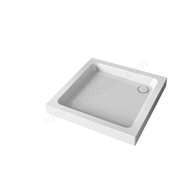 Mira FLIGHT Square Shower Tray; Flat Top; 760x760mm; White