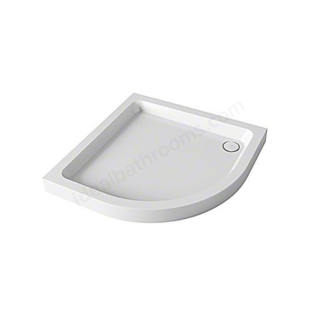 Mira FLIGHT Quadrant Shower Tray; Flat Top; 900x900mm; White