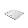 Mira FLIGHT LOW Square Shower Tray; Flat Top; 760x760mm; White