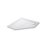 Mira FLIGHT LOW Pentagonal Shower Tray; Flat Top; 900x900mm; White