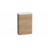 Tavistock Flat Back To Wall WC Unit - Danish Oak