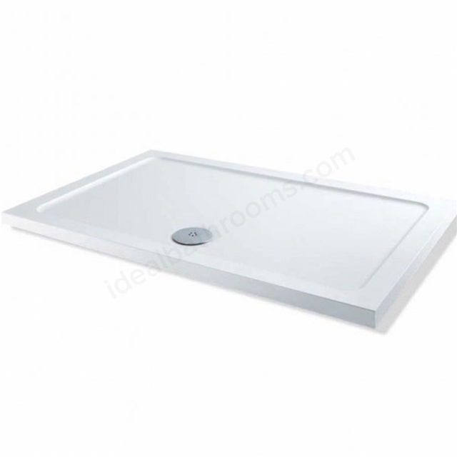 Twyford Shower Tray; Flat Top; Stone Resin; Rectangular; 1100x800mm