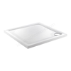 Just Trays FUSION Square Shower Tray; 700x700mm; Flat Top; White