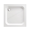 Just Trays MERLIN Square Shower Tray; 760x760mm; Flat Top; White