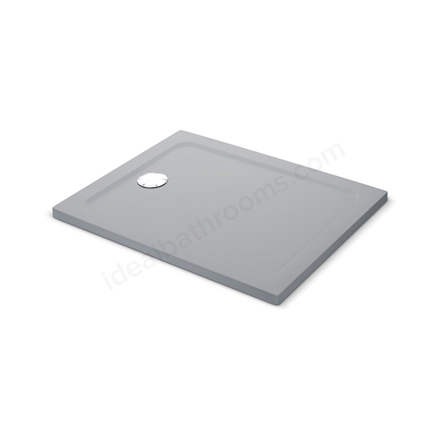 Mira FLIGHT SAFE Rectangular Shower Tray; Flat Top; 1200x800mm; Titanium