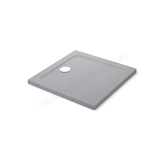 Mira FLIGHT SAFE Square Shower Tray; Flat Top; 900x900mm; Titanium